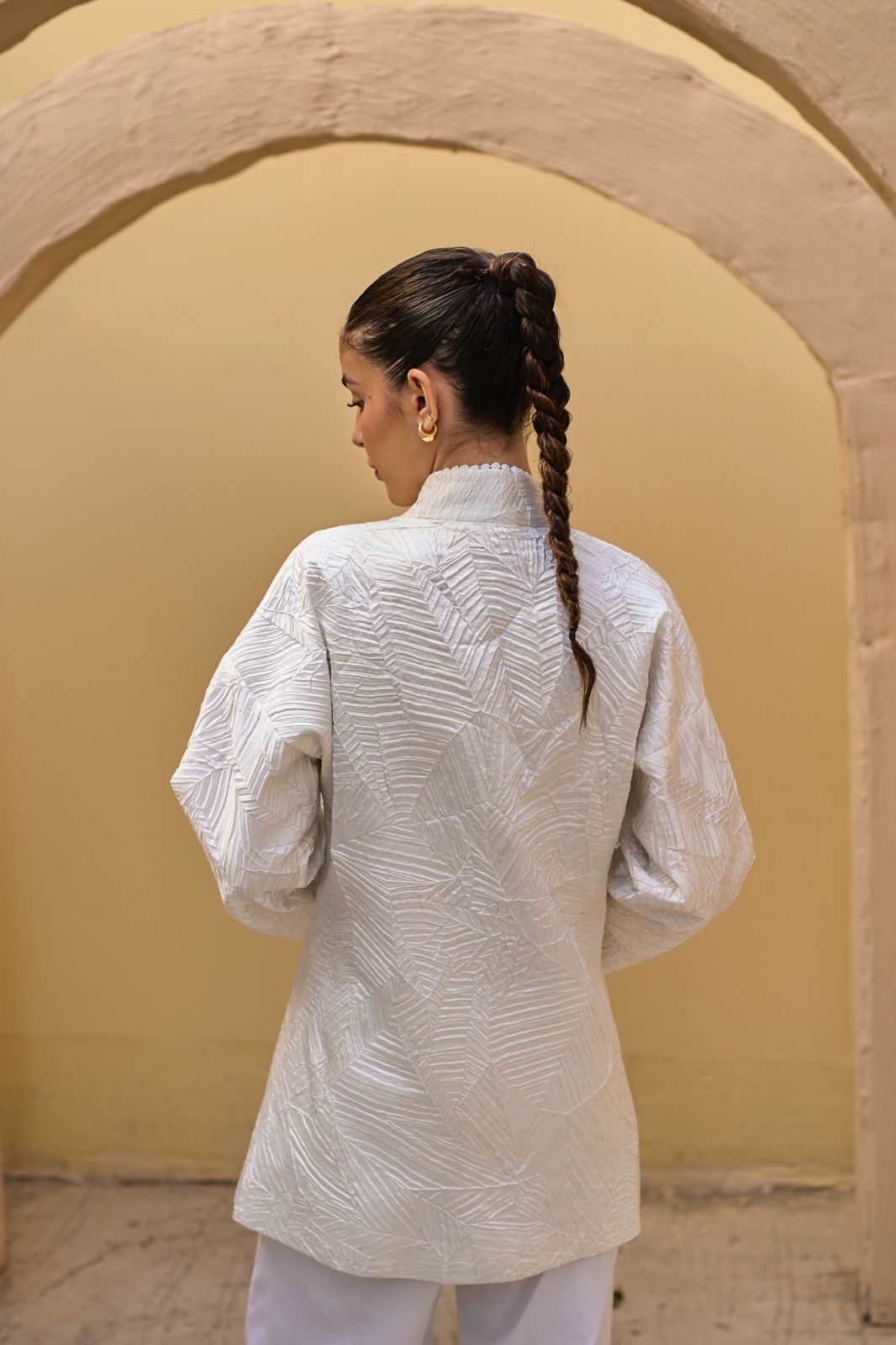 White Signature Cardigan