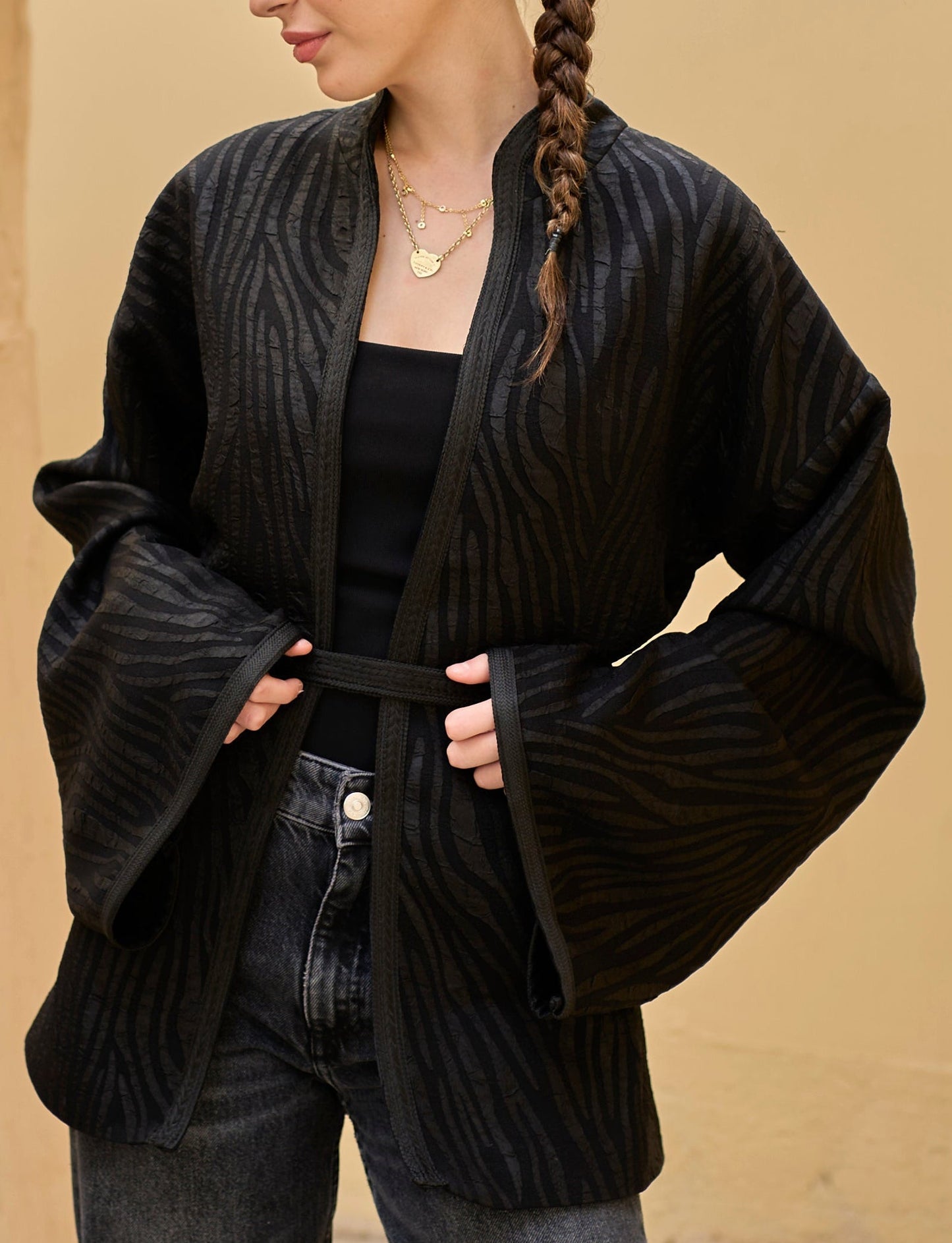 Black Timeless Cardigan