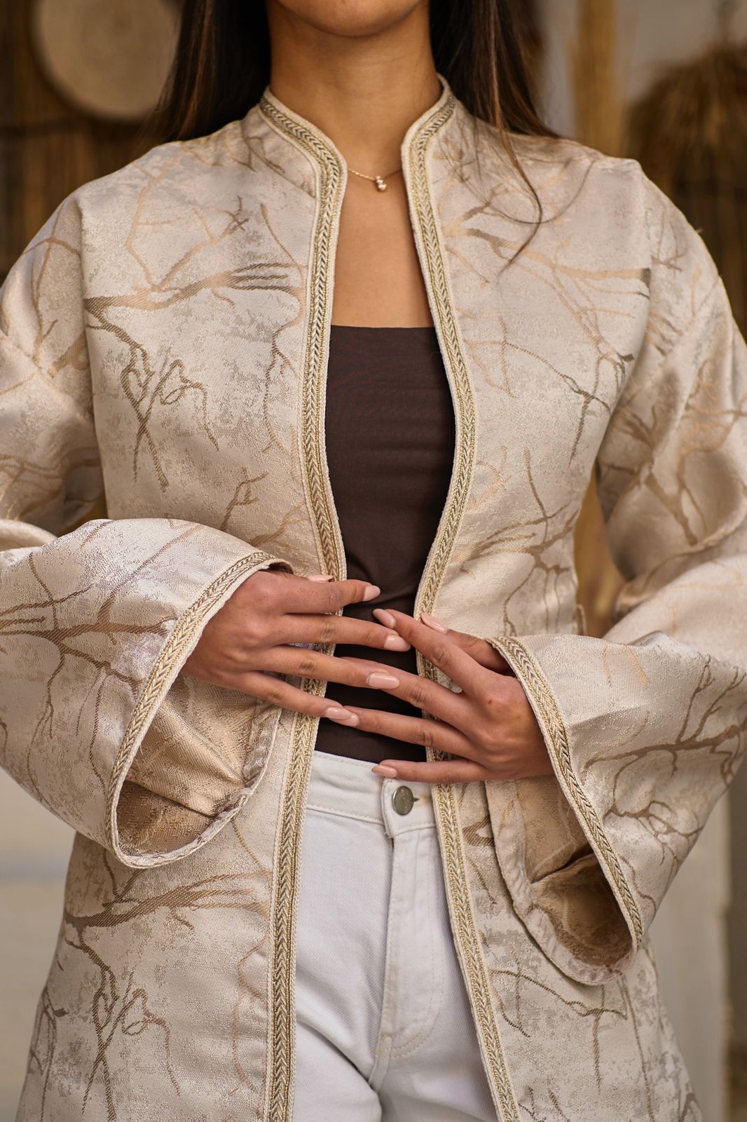 Champagne Statement Cardigan